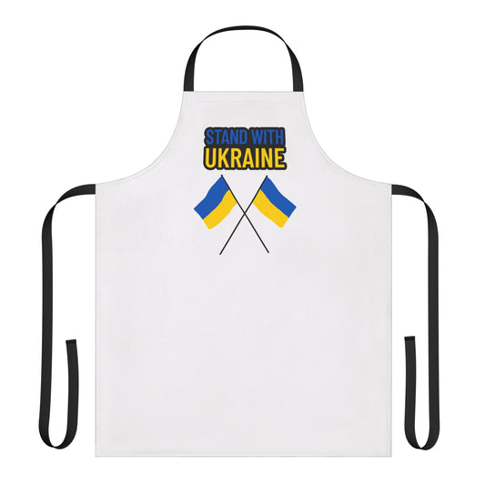 Stand With Ukraine Apron - 5-Color Straps Cooking Apron for Support and Awareness