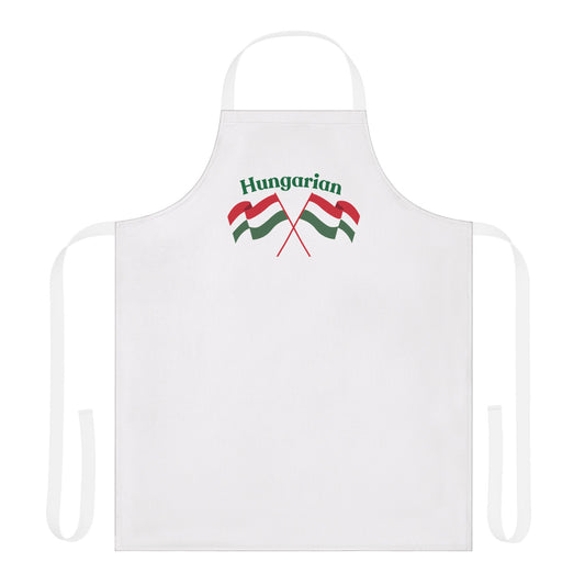 Hungarian Themed Apron with 5-Color Straps - Perfect for Cooking and Celebration
