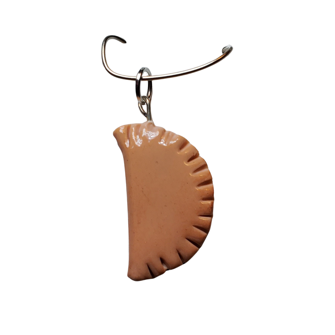 Pierogi necklace 1 inch