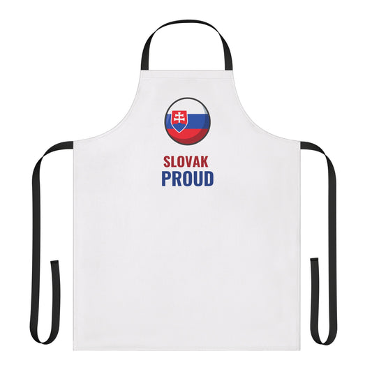 Slovak Proud Apron with 5-Color Straps - Perfect for Cooking and BBQ Celebrations
