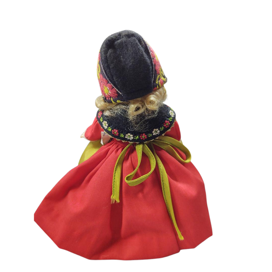 Madame Alexander Sweden doll Back of doll