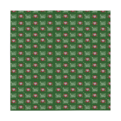 Winter Wishes Polish Eagle Pattern Tablecloth —  Kitchen Dining Decor