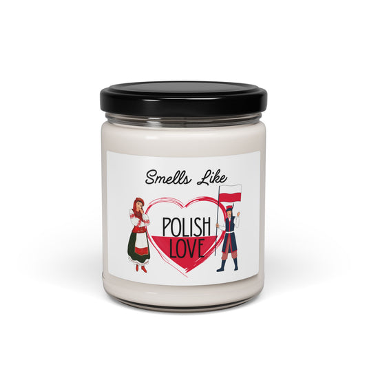 Polish Love Soy Candle — "Smells Like Polish Love" 9oz Scented Candle