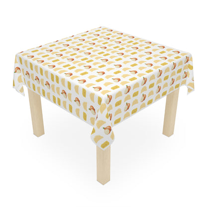 Pierogi Butter and Onions Pattern Tablecloth —  Kitchen Dining Decor