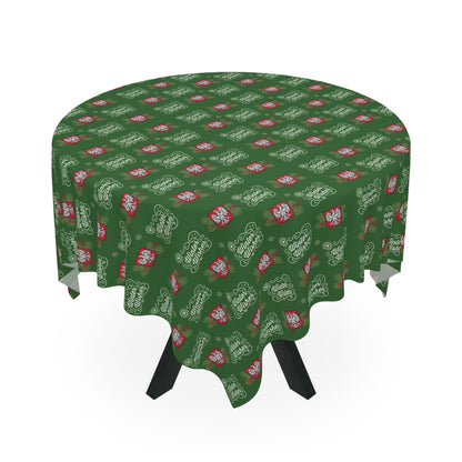 Winter Wishes Polish Eagle Pattern Tablecloth —  Kitchen Dining Decor