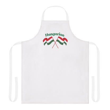 Hungarian Themed Apron with 5-Color Straps - Perfect for Cooking and Celebration