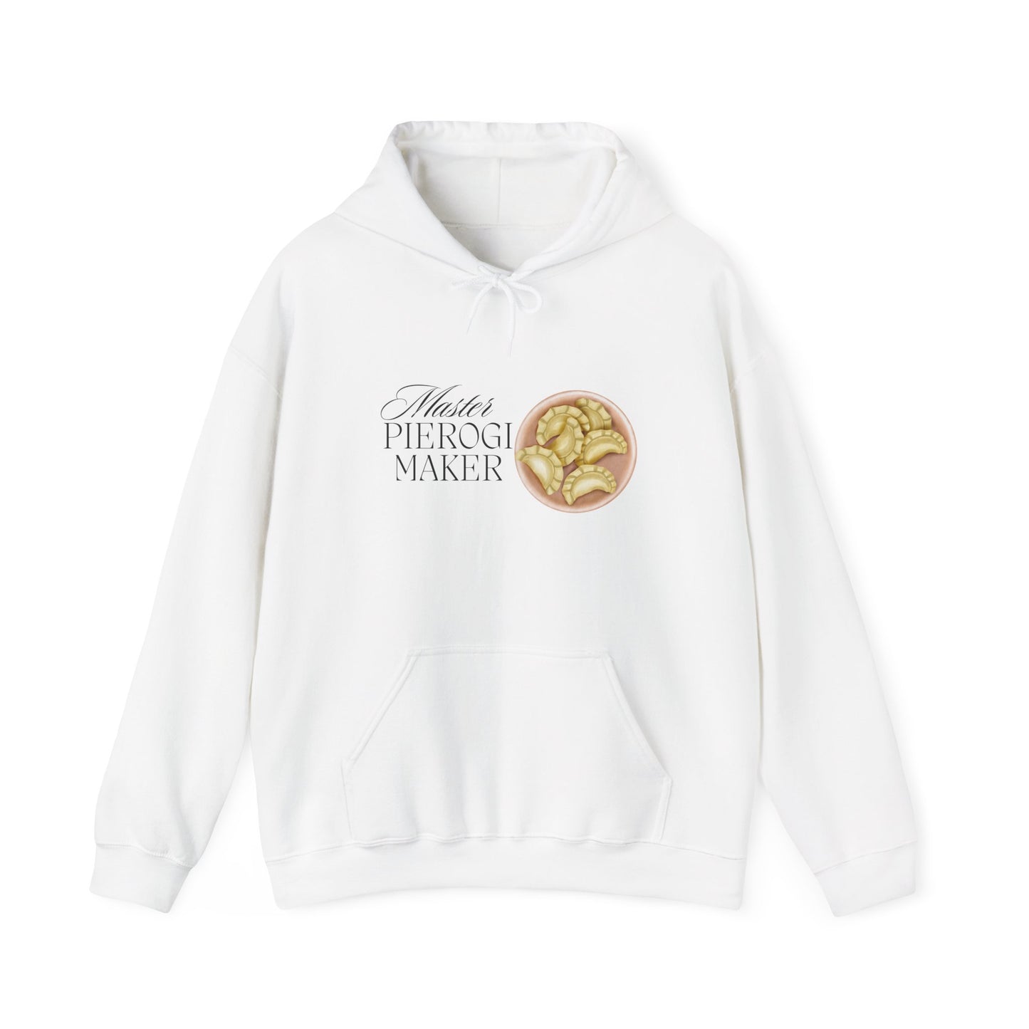 Master Pierogi Maker Hoodie | Polish Dumpling Illustration, Comfort Food Design
