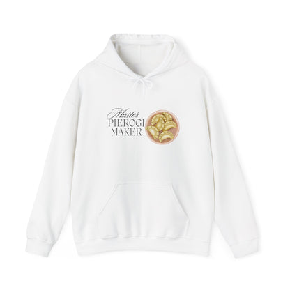 Master Pierogi Maker Hoodie | Polish Dumpling Illustration, Comfort Food Design