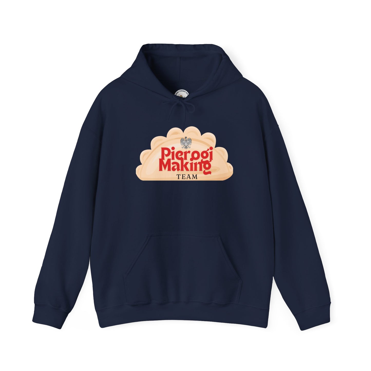 Pierogi Making Team Hoodie | Pierogi Logo Hooded Sweatshirt Polish Eagle