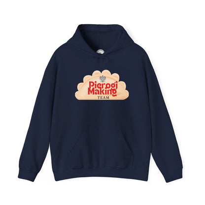 Pierogi Making Team Hoodie | Pierogi Logo Hooded Sweatshirt Polish Eagle