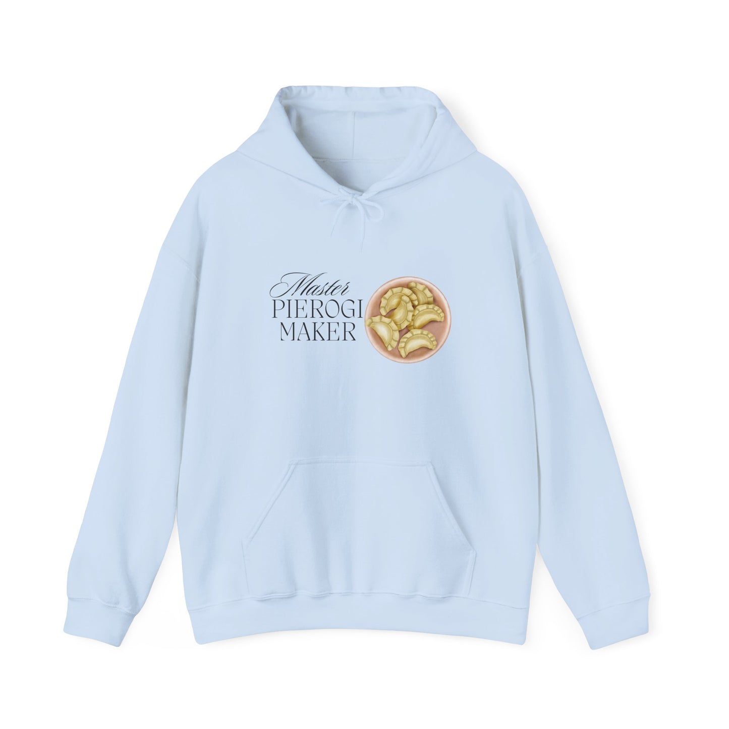Master Pierogi Maker Hoodie | Polish Dumpling Illustration, Comfort Food Design