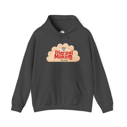 Pierogi Making Team Hoodie | Pierogi Logo Hooded Sweatshirt Polish Eagle