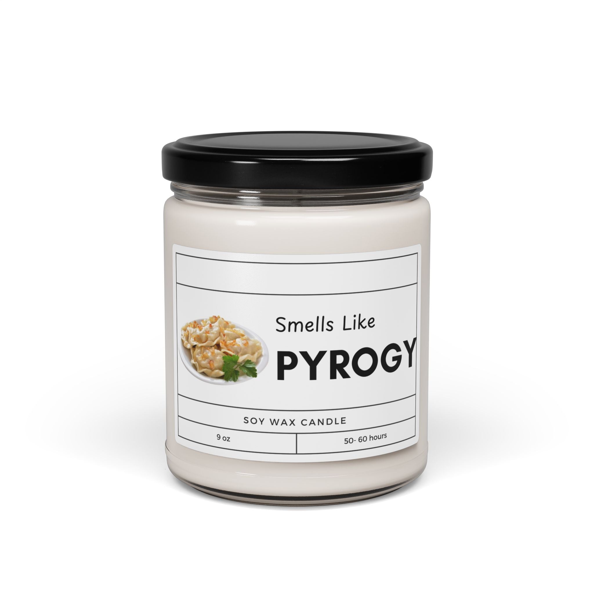 Smells Like Pyrogy Funny Polish Scented Soy Candle, 9oz Ukrainian Pier ...