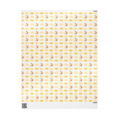 Pierogi, Onions and Butter Wrapping Paper, Creative Gift Wrap, Holiday Wrap, Birthday Wrapping, Decorative Paper for All Occasions, Unique Gift Presentation