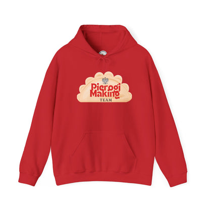 Pierogi Making Team Hoodie | Pierogi Logo Hooded Sweatshirt Polish Eagle