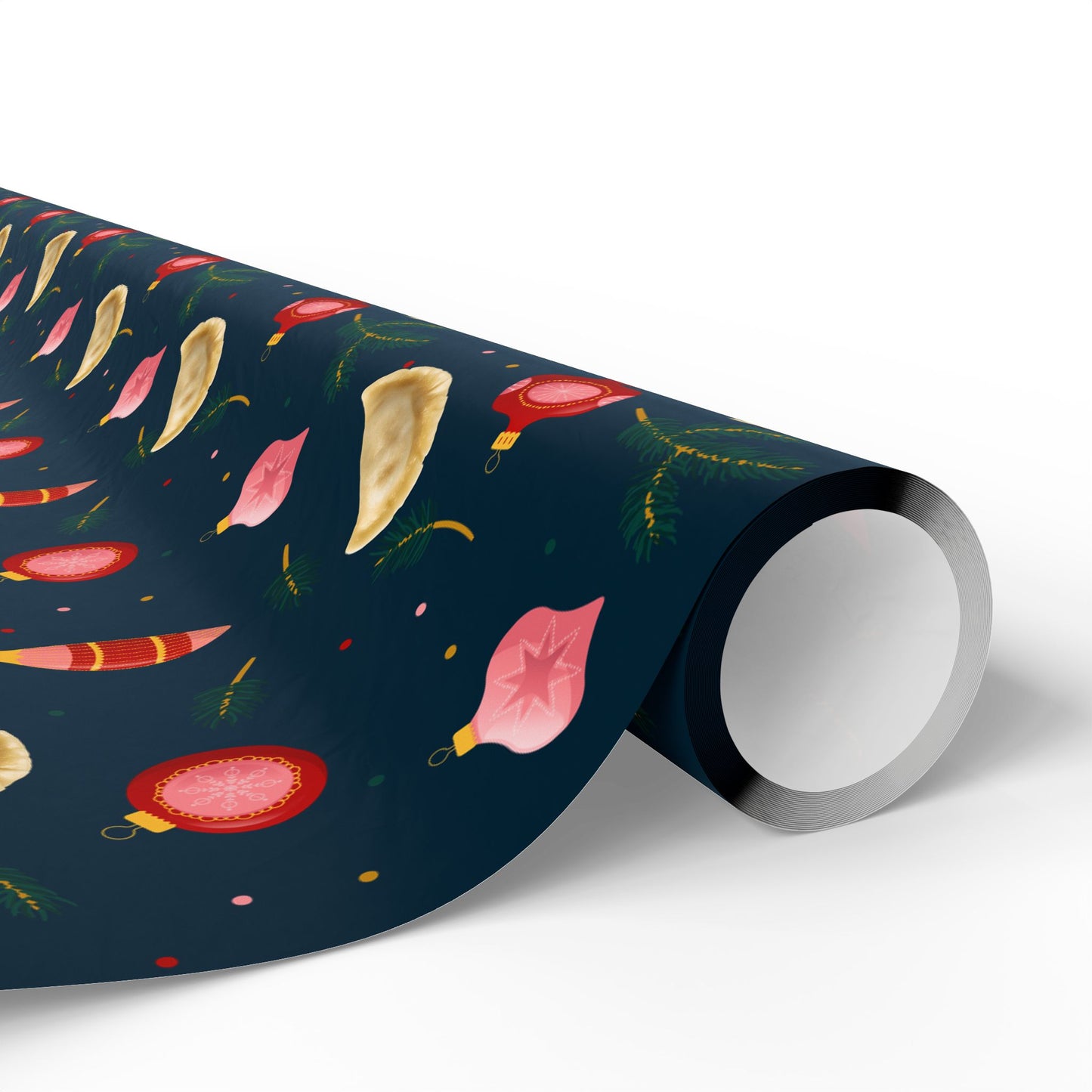 Pierogi Christmas Festive Wrapping Paper, Creative Gift Wrap, Holiday Wrap,  Decorative Paper for All Occasions, Unique Gift Presentation