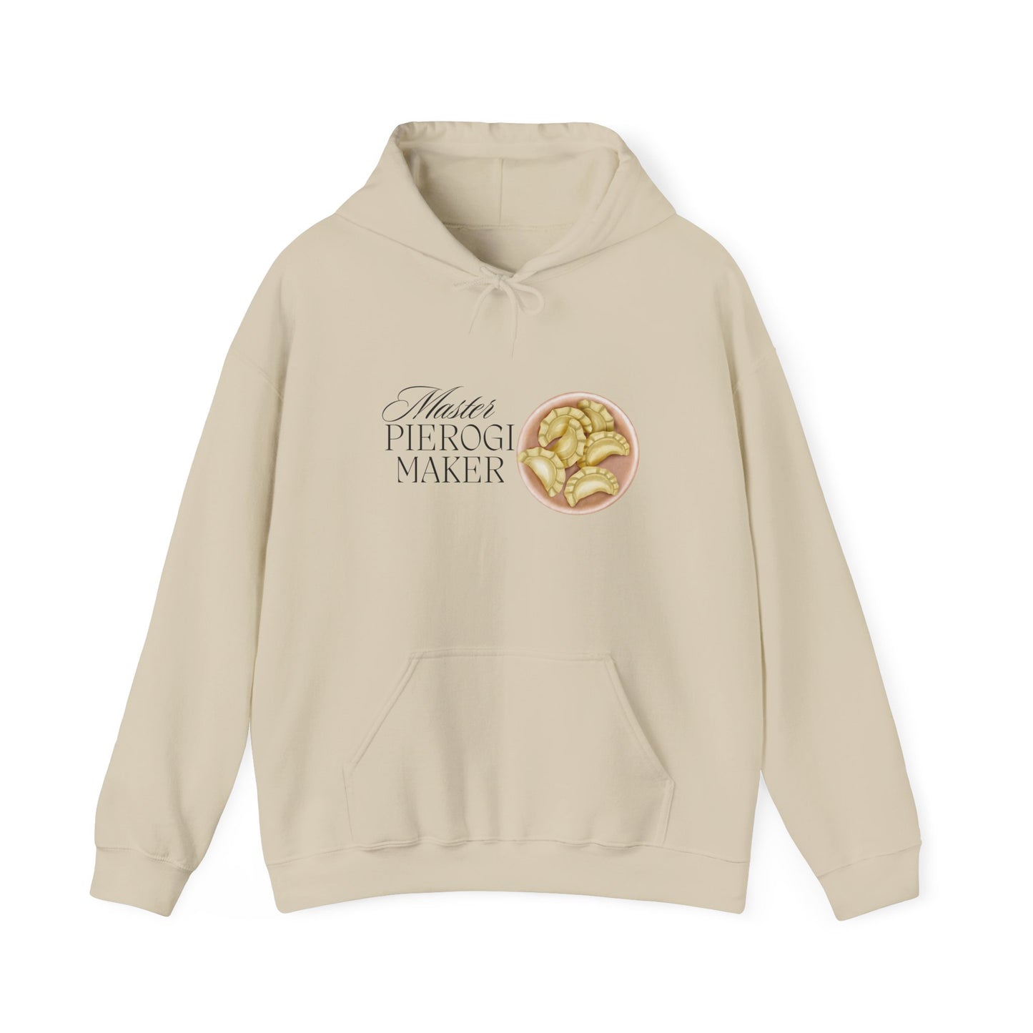 Master Pierogi Maker Hoodie | Polish Dumpling Illustration, Comfort Food Design