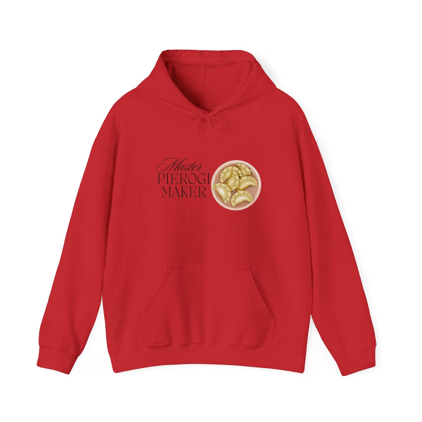 Master Pierogi Maker Hoodie | Polish Dumpling Illustration, Comfort Food Design