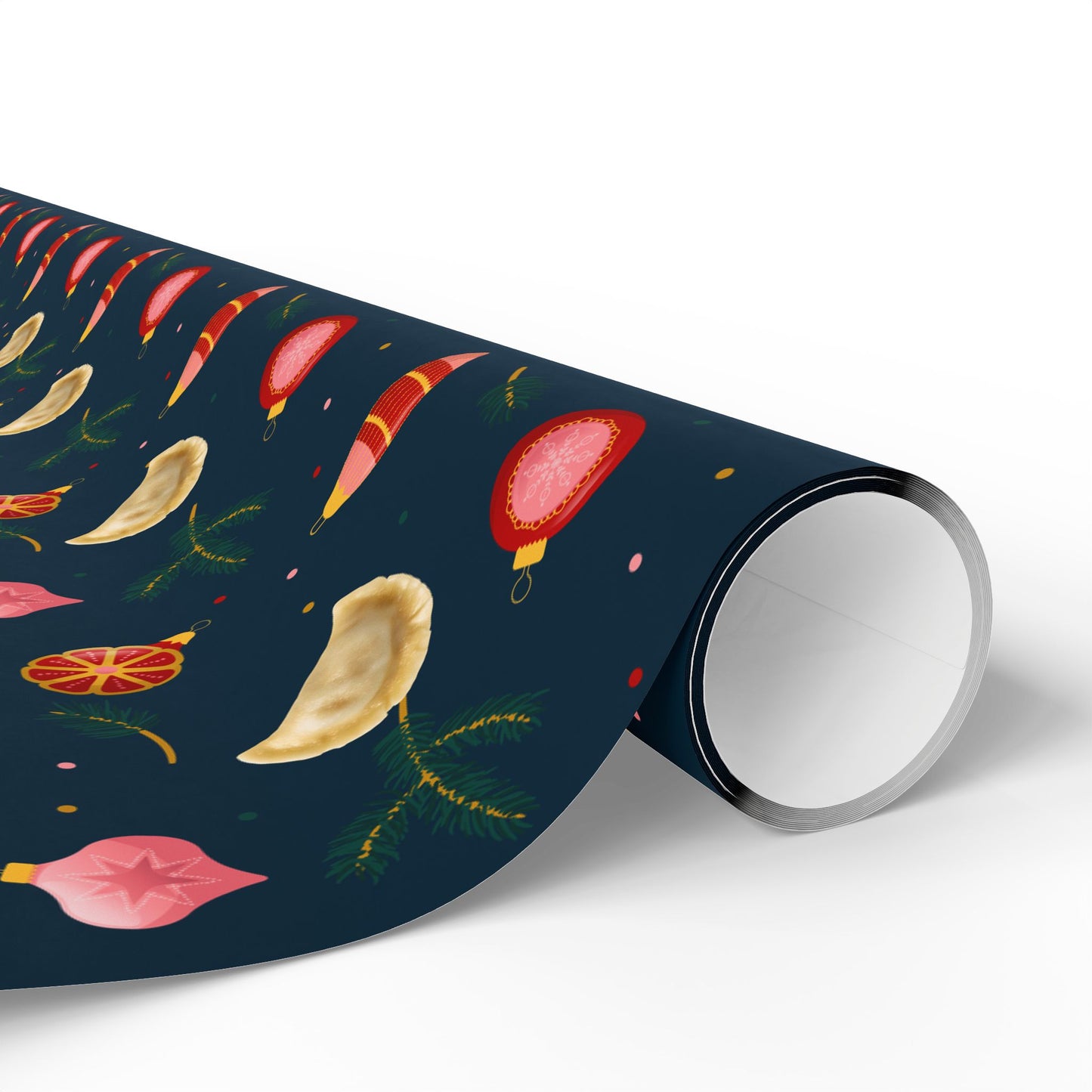 Pierogi Christmas Festive Wrapping Paper, Creative Gift Wrap, Holiday Wrap,  Decorative Paper for All Occasions, Unique Gift Presentation