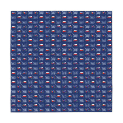 Slovak Winter Wishes Pattern Tablecloth —  Kitchen Dining Decor