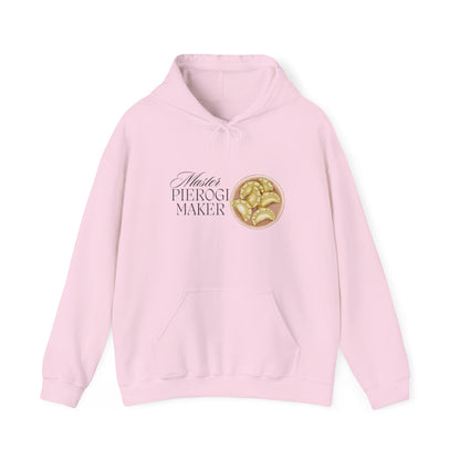 Master Pierogi Maker Hoodie | Polish Dumpling Illustration, Comfort Food Design