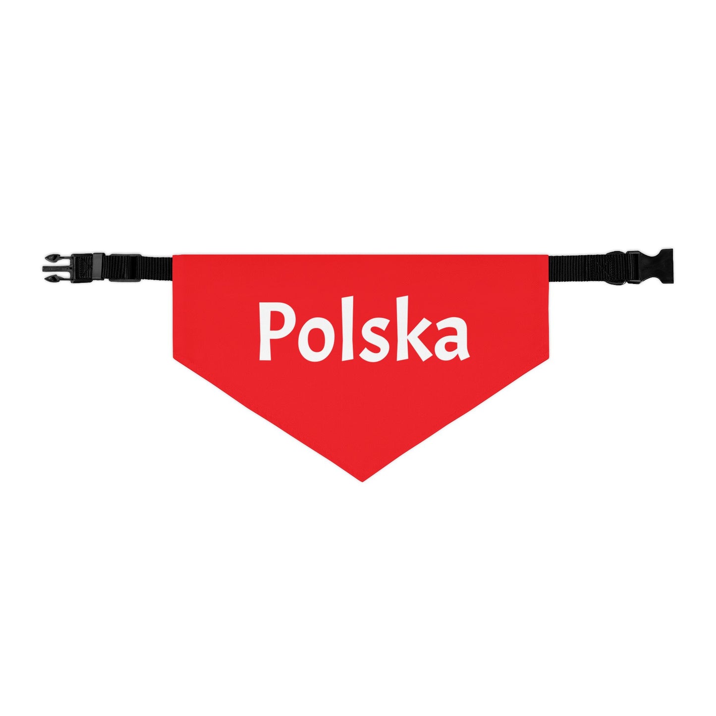Polska Red Pet Bandana Collar – Polish Pride Dog & Cat Accessory