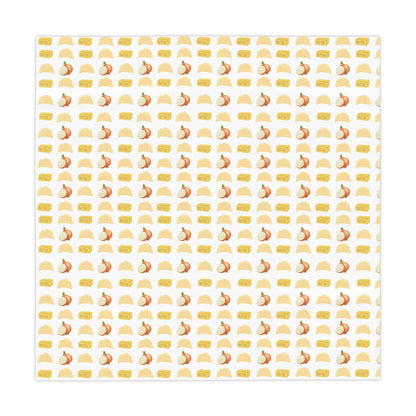 Pierogi Butter and Onions Pattern Tablecloth —  Kitchen Dining Decor