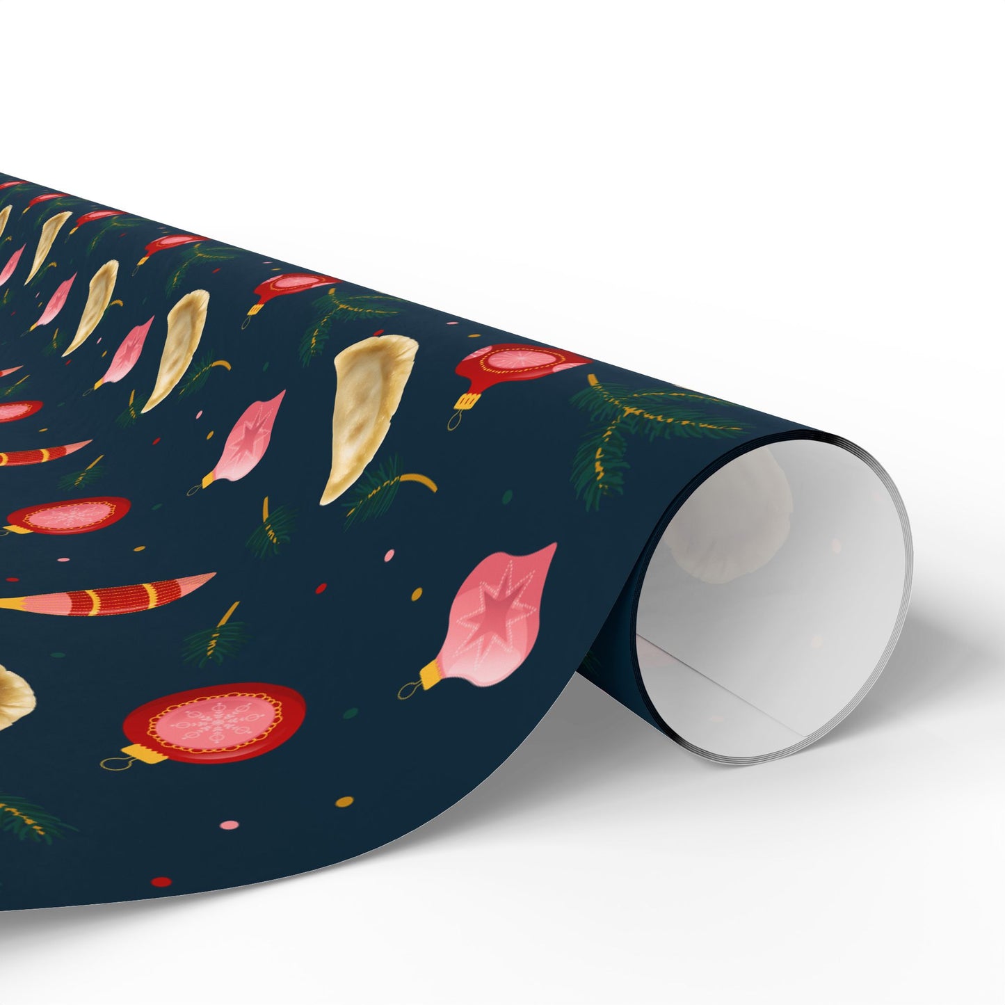 Pierogi Christmas Festive Wrapping Paper, Creative Gift Wrap, Holiday Wrap,  Decorative Paper for All Occasions, Unique Gift Presentation