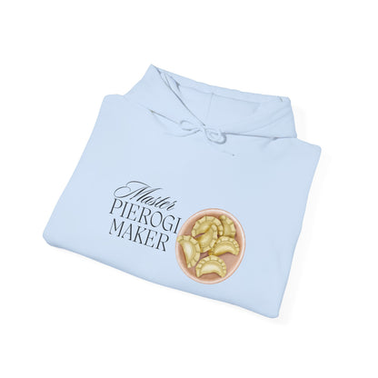 Master Pierogi Maker Hoodie | Polish Dumpling Illustration, Comfort Food Design