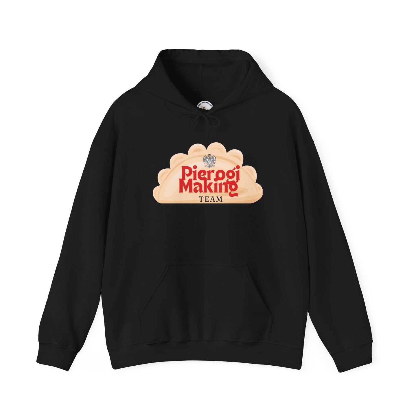 Pierogi Making Team Hoodie | Pierogi Logo Hooded Sweatshirt Polish Eagle