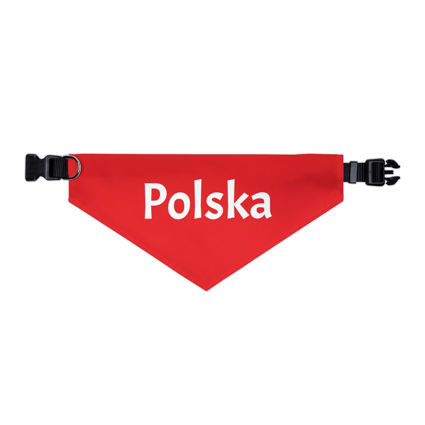 Polska Red Pet Bandana Collar – Polish Pride Dog & Cat Accessory