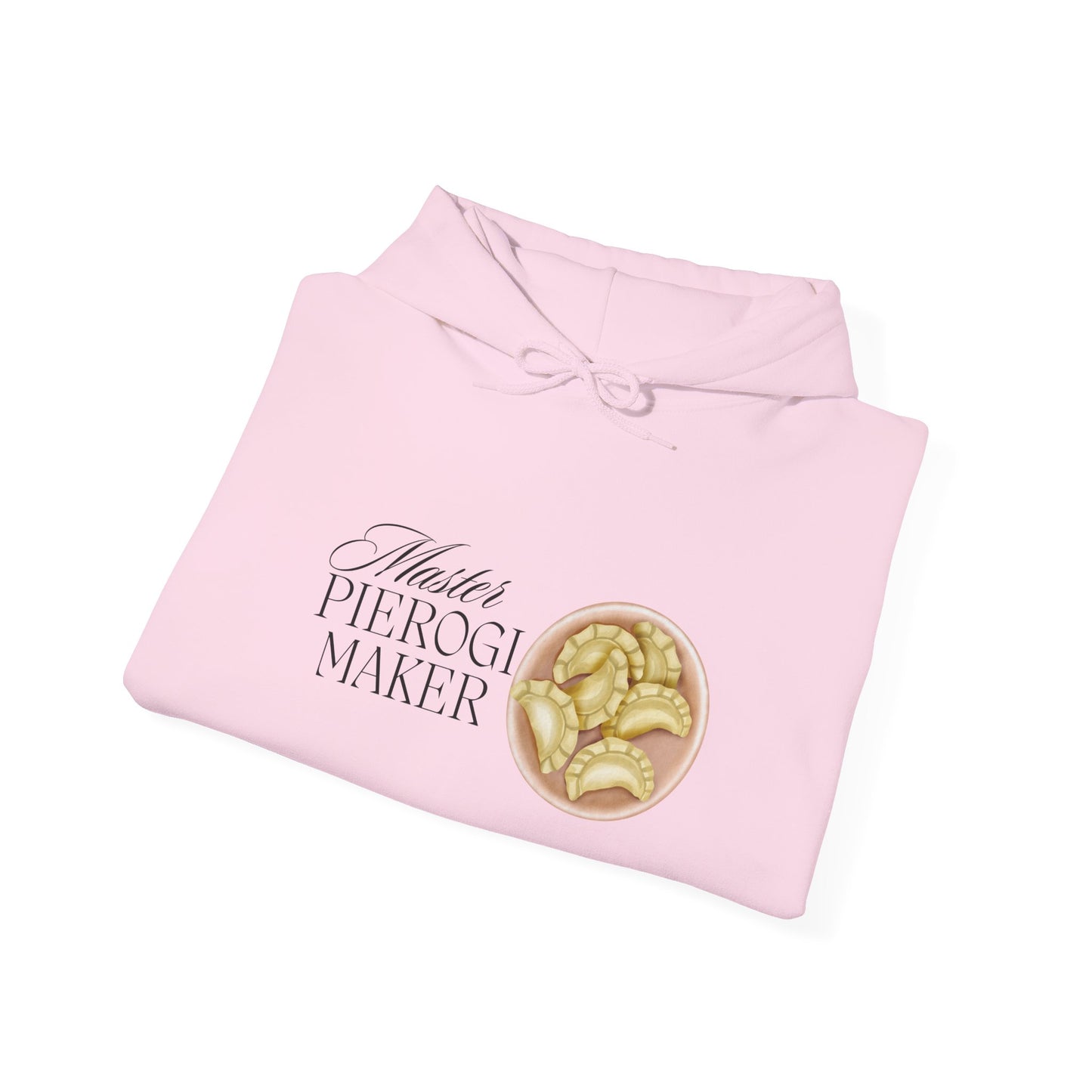 Master Pierogi Maker Hoodie | Polish Dumpling Illustration, Comfort Food Design