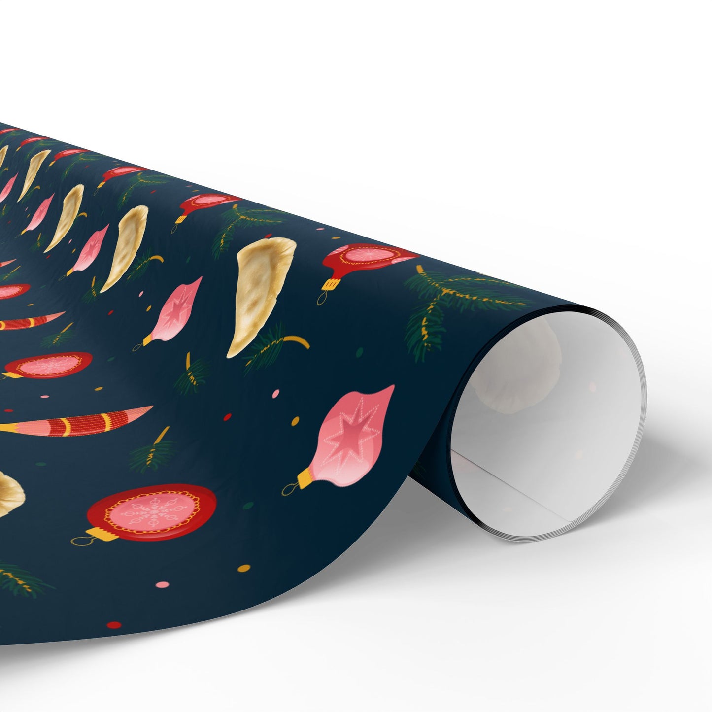 Pierogi Christmas Festive Wrapping Paper, Creative Gift Wrap, Holiday Wrap,  Decorative Paper for All Occasions, Unique Gift Presentation