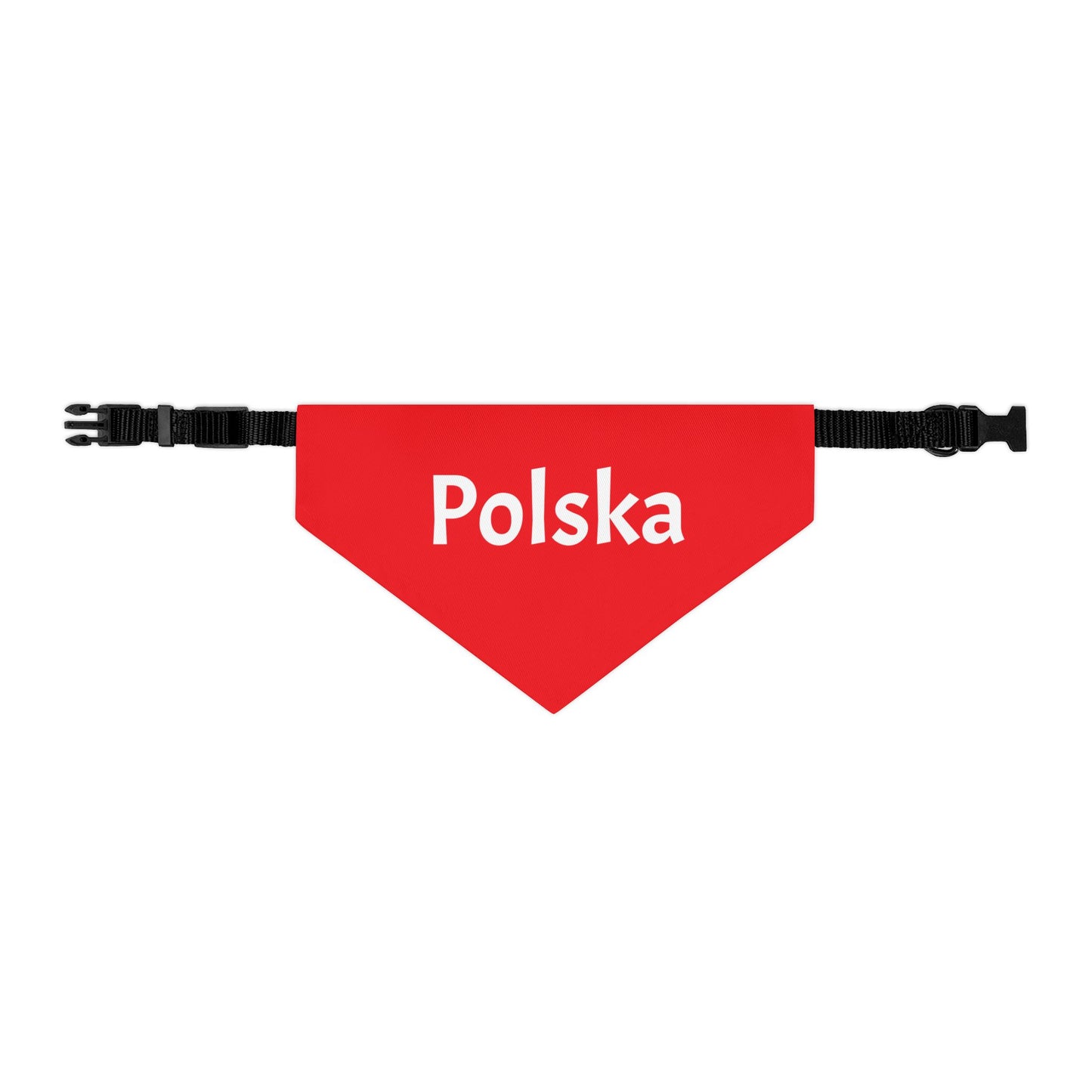 Polska Red Pet Bandana Collar – Polish Pride Dog & Cat Accessory
