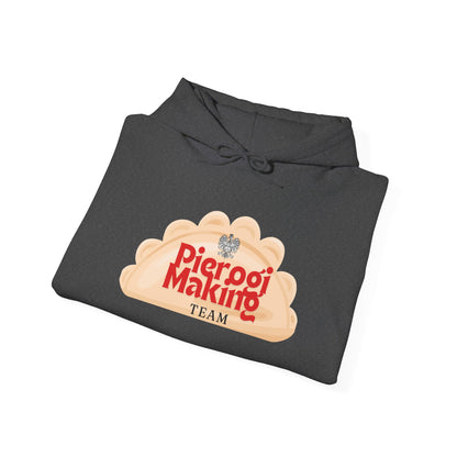 Pierogi Making Team Hoodie | Pierogi Logo Hooded Sweatshirt Polish Eagle