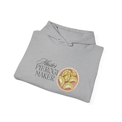 Master Pierogi Maker Hoodie | Polish Dumpling Illustration, Comfort Food Design