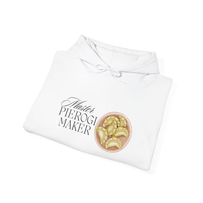 Master Pierogi Maker Hoodie | Polish Dumpling Illustration, Comfort Food Design