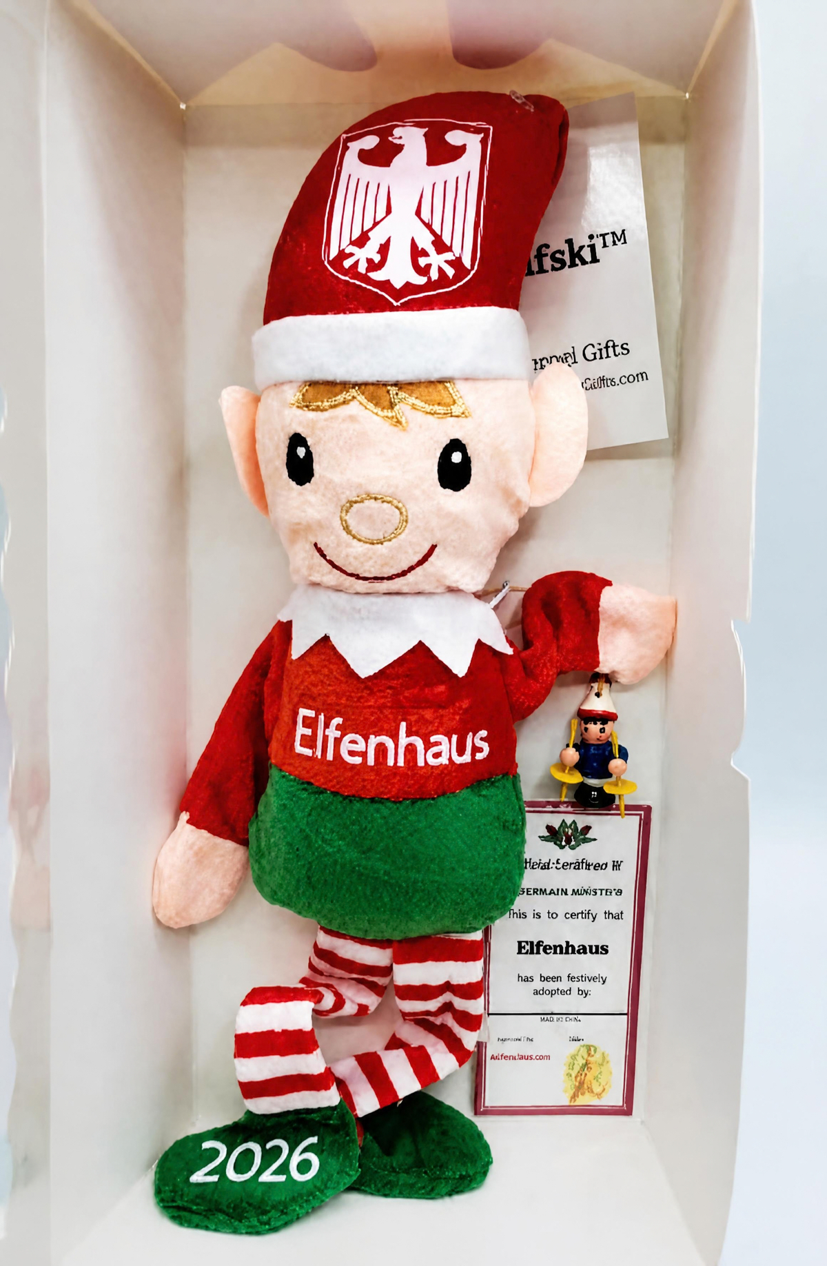 Elfenhaus The German Elf Plush Doll by Pierogi Gifts