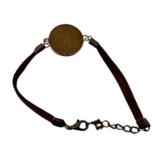 Polska Leather Bracelet Polish Falcon Polski Orzel Bialy White Eagle back side.