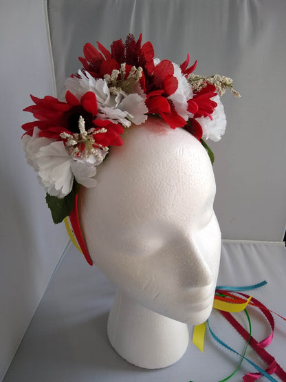 Style number 21 Polish Flower Crown Headband